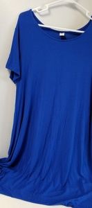 Old Navy cobalt blue dress XL Jersey knit